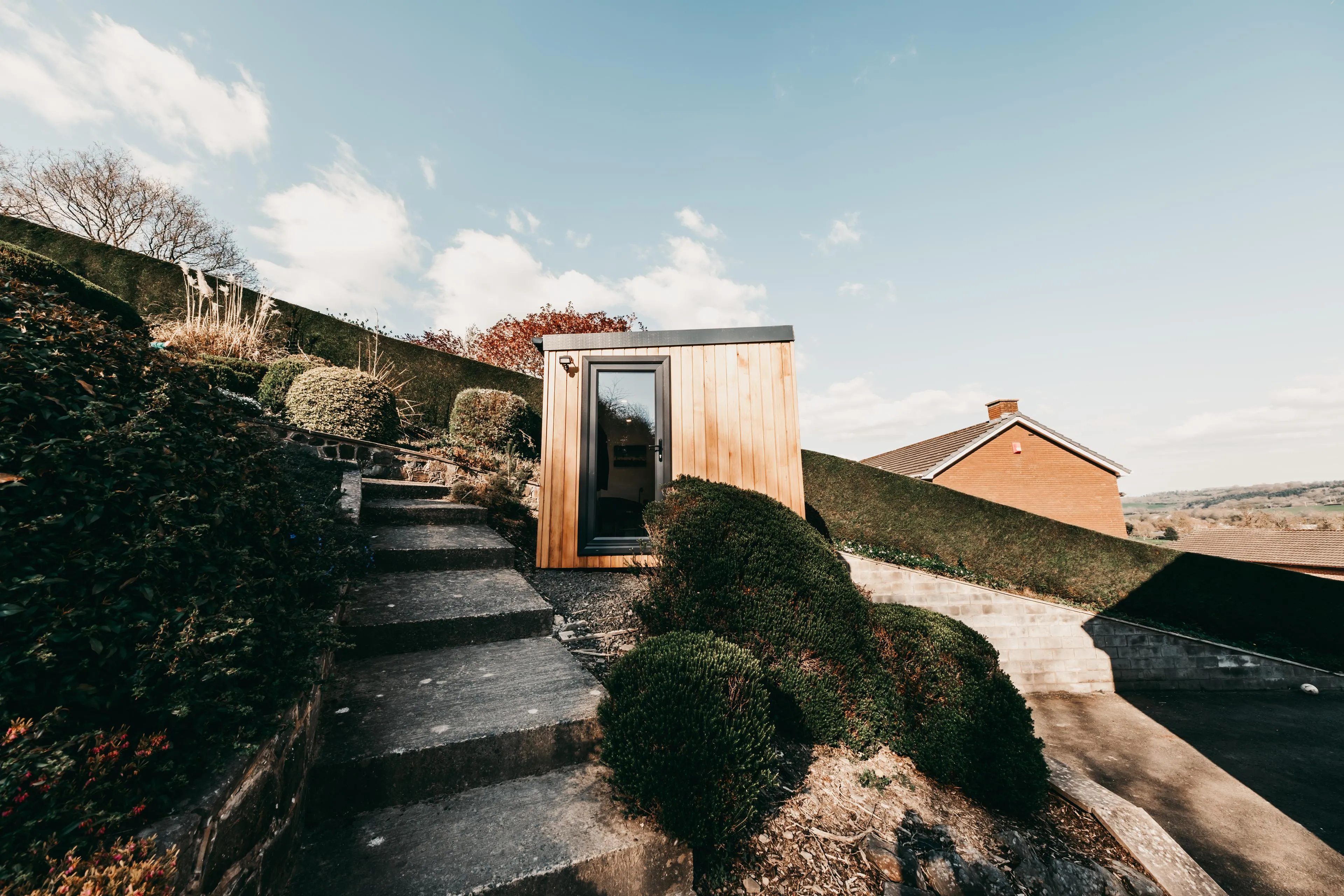 Professional garden office build